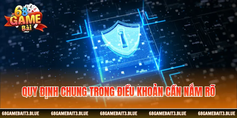 Quy định chung trong điều khoản cần nắm rõ